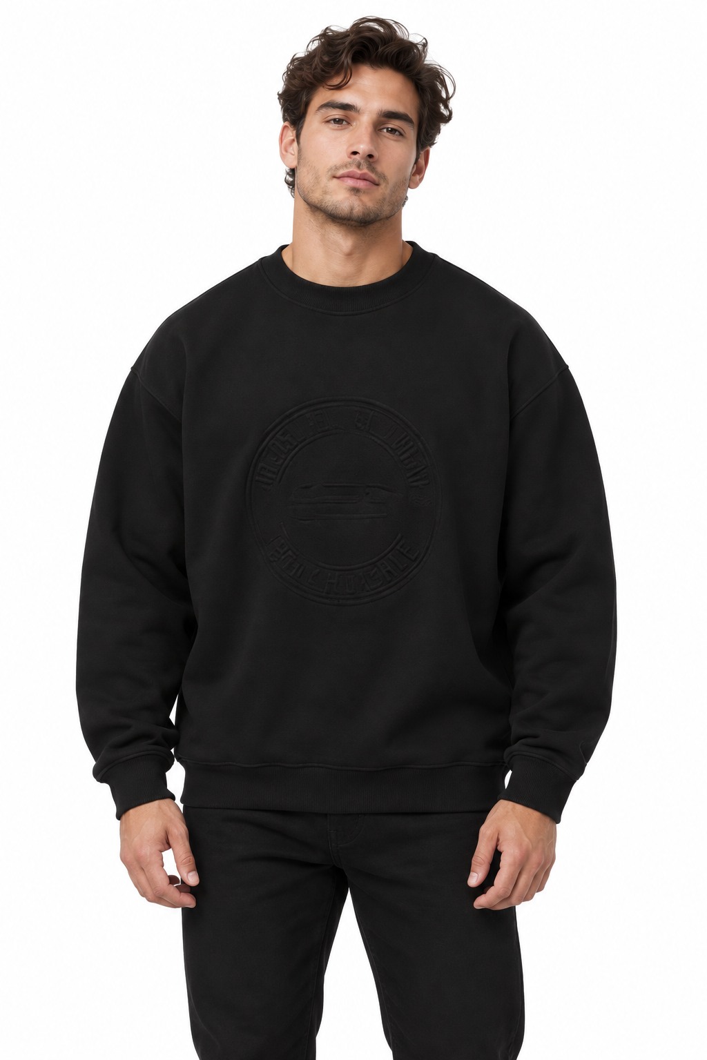 Men Crew Neck Pullover Sweater