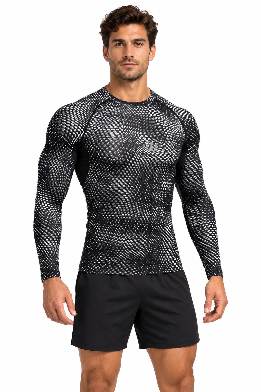 12-Pack Men's Long Sleeve Compression Shirts