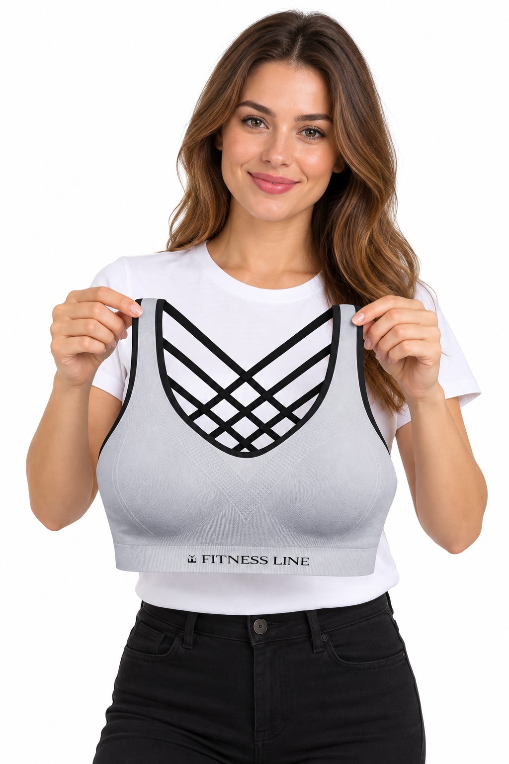 Ladies Fitness Bra Twisted Back